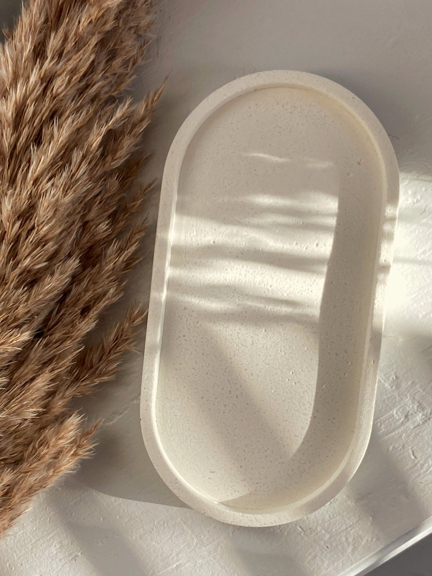 White small concrete tray - Coshi.store