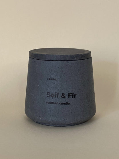 Soil&Fir concrete candle - Coshi.store