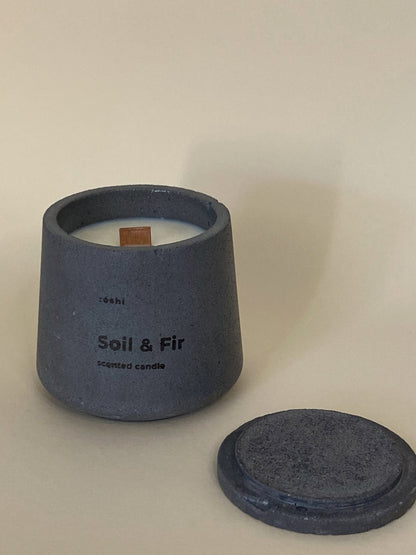 Soil&Fir concrete candle - Coshi.store