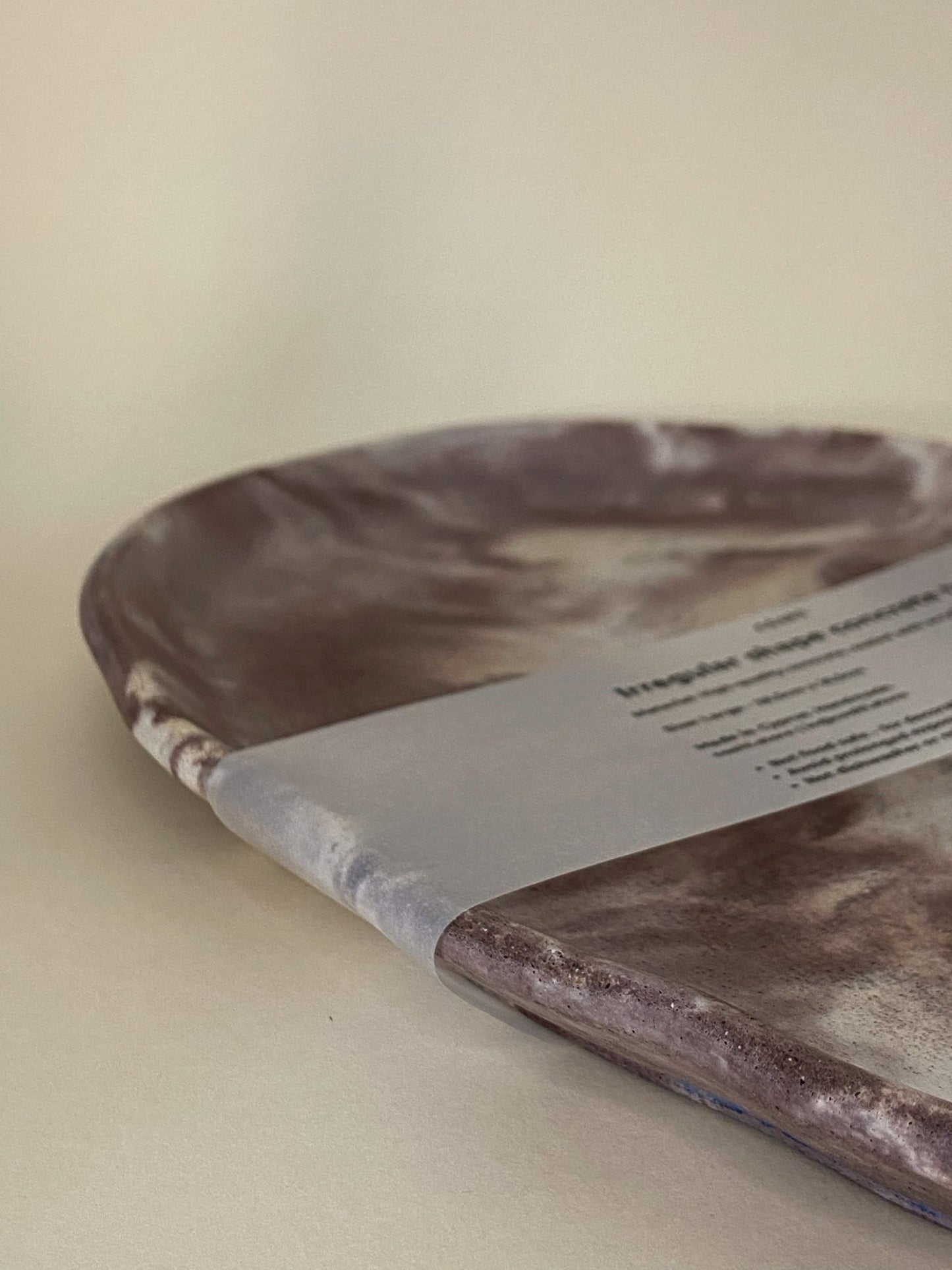 Large irregular shape concrete tray - Coshi.store